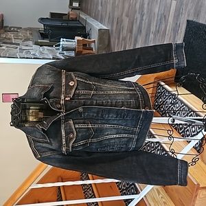 👚LEVI'S CROPPED JEAN JACKET 👚